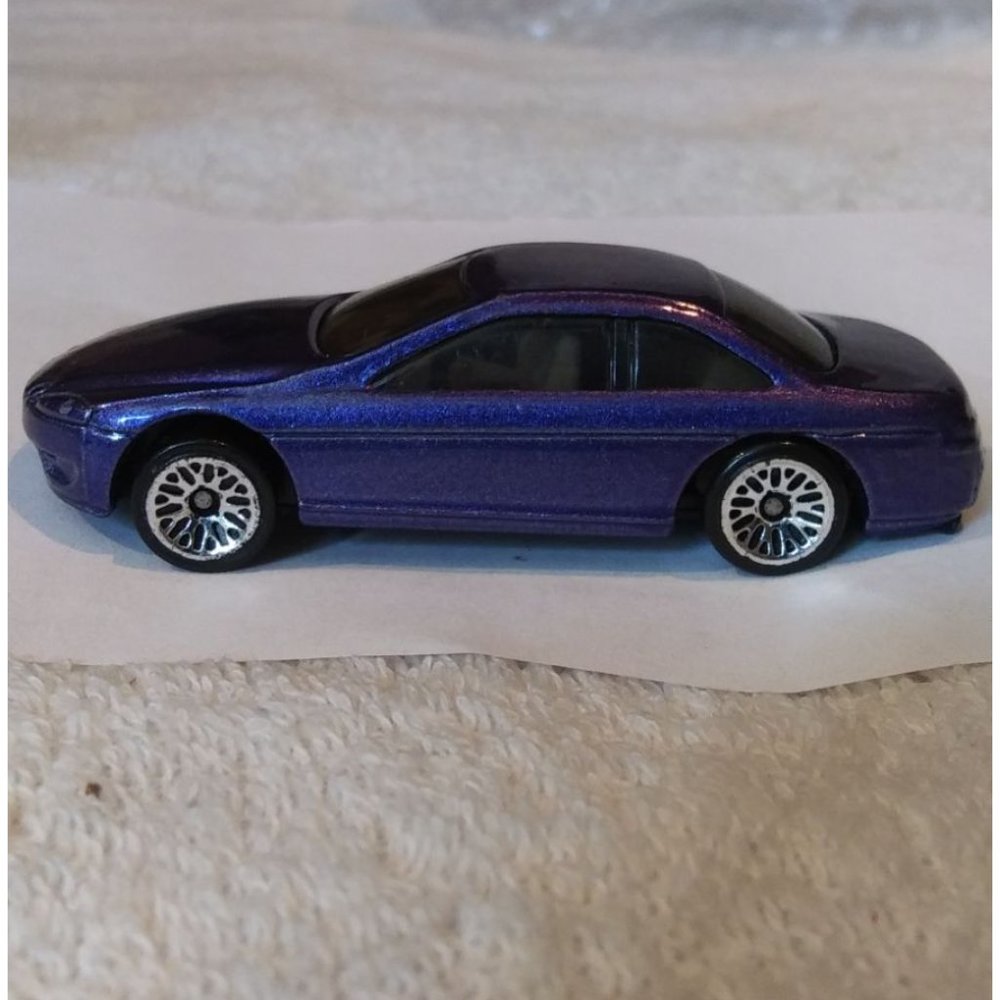1998 Hot Wheels #770 purple metallic Lexus SC400,, Chrome Lace Spokes Wheels